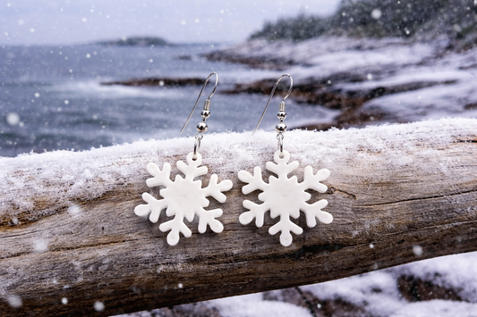 Snowflake earrings