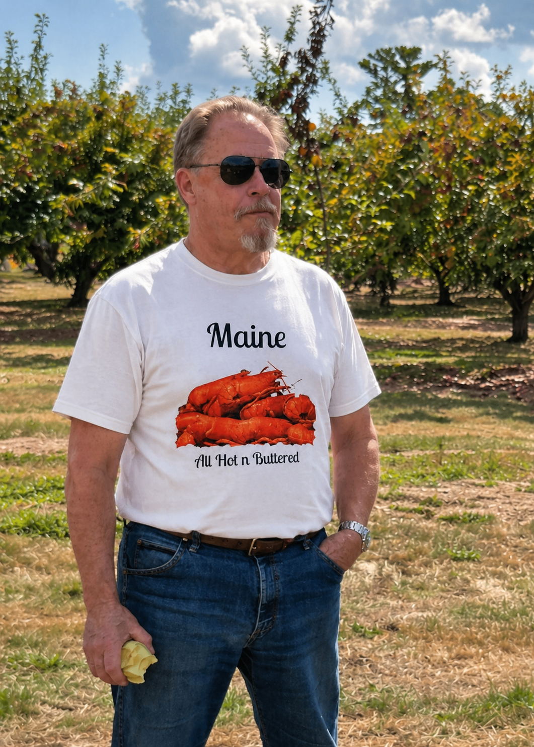 T Shirt All Hot and Buttered