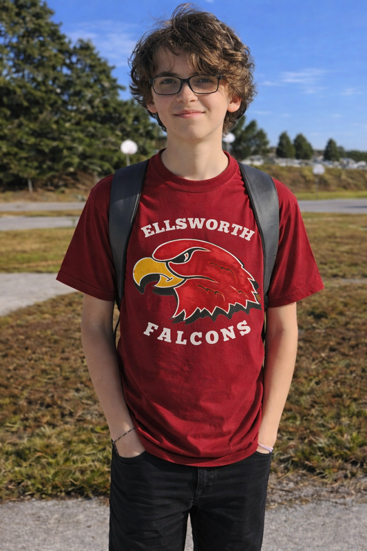 T Shirt Ellsworth Falcons