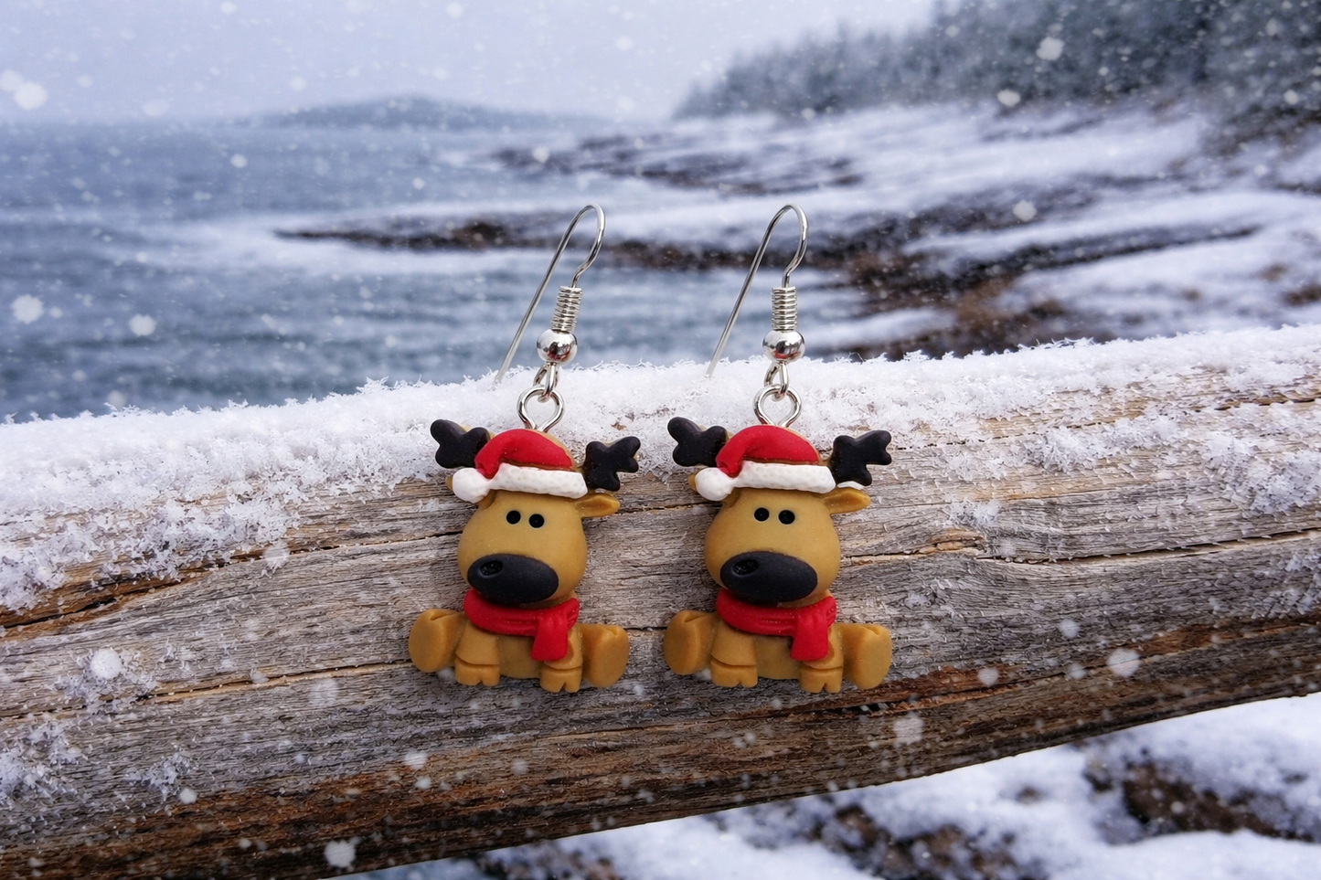 Earrings Reindeer