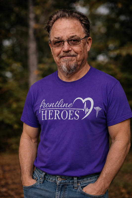T Shirt Front Line Hero