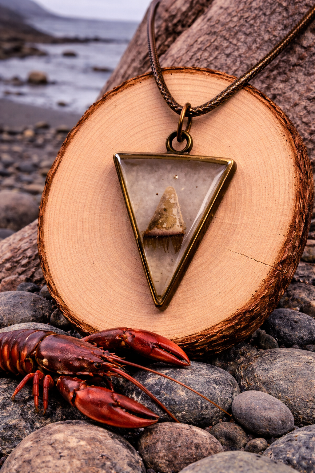 Lobster Notch Necklace triangle