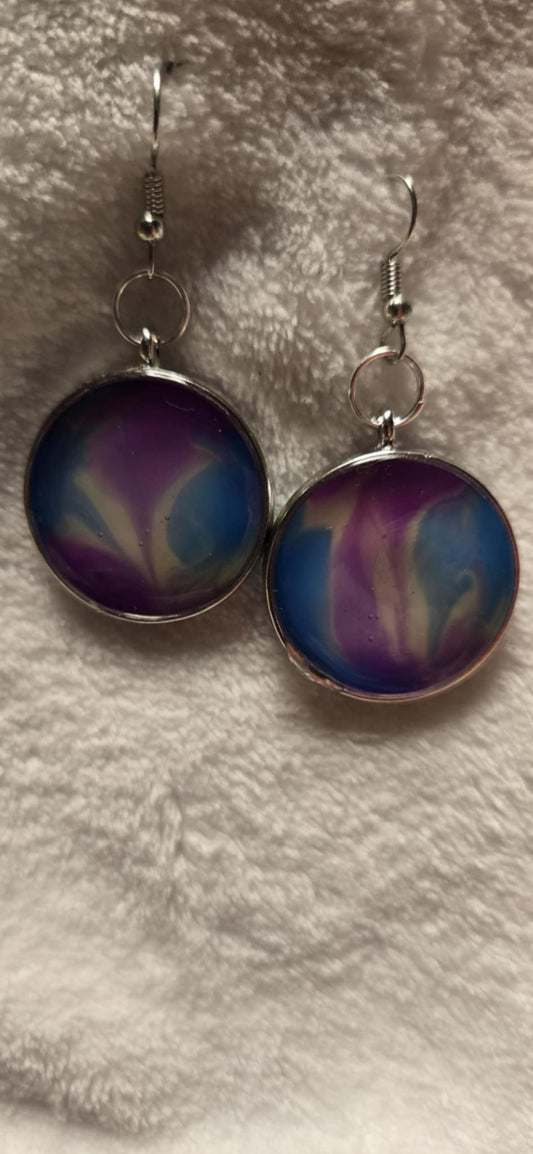 Swirls of Color Earrings