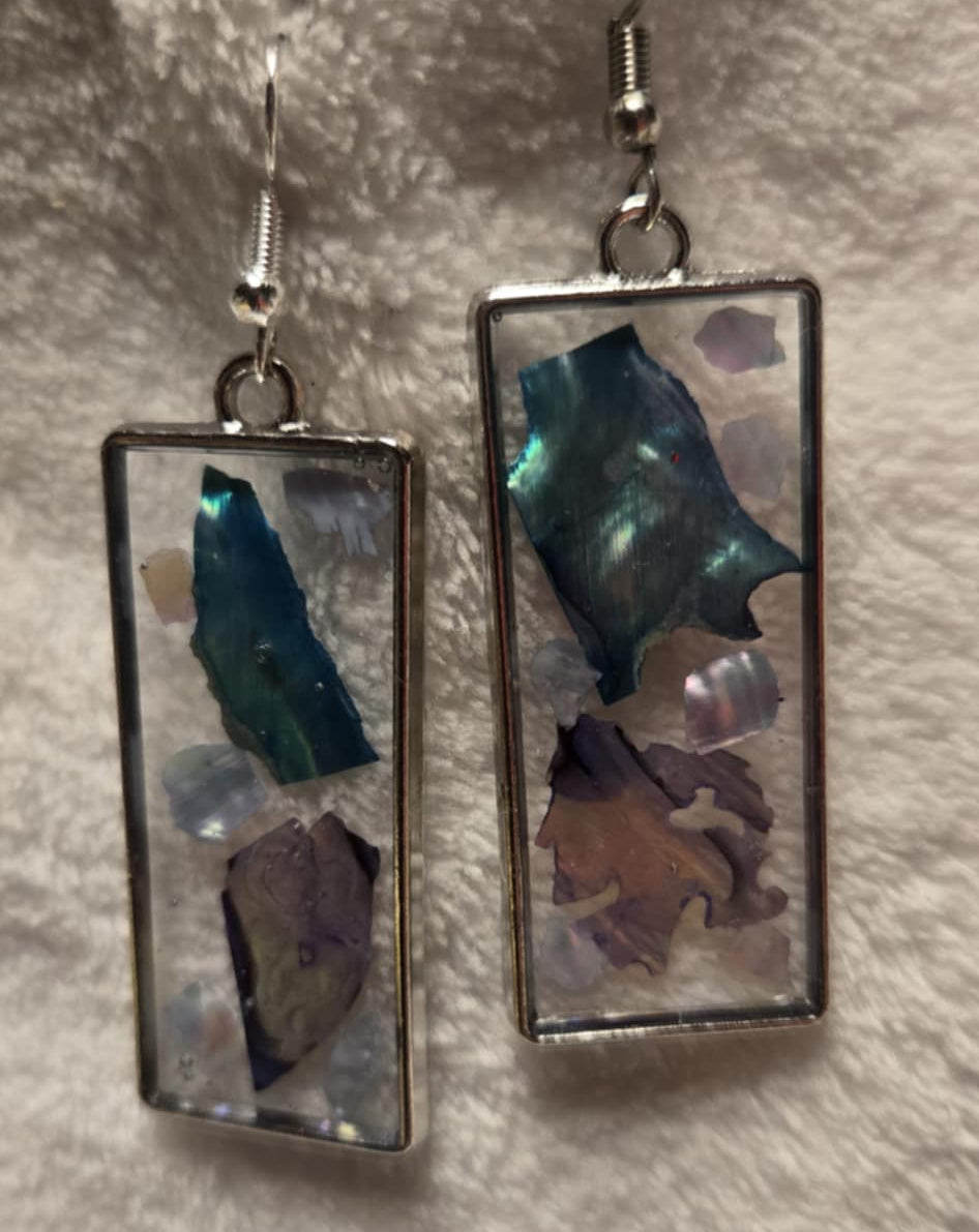 Albalone Shards Earrings