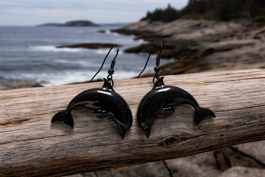 Dolphin Resin Earrings