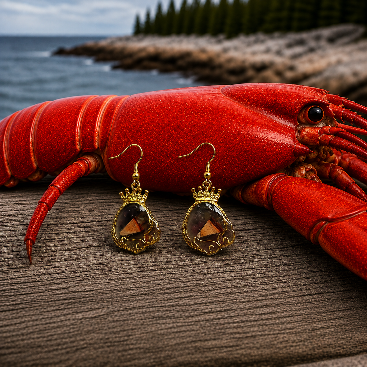 Lobster Notch Earrings