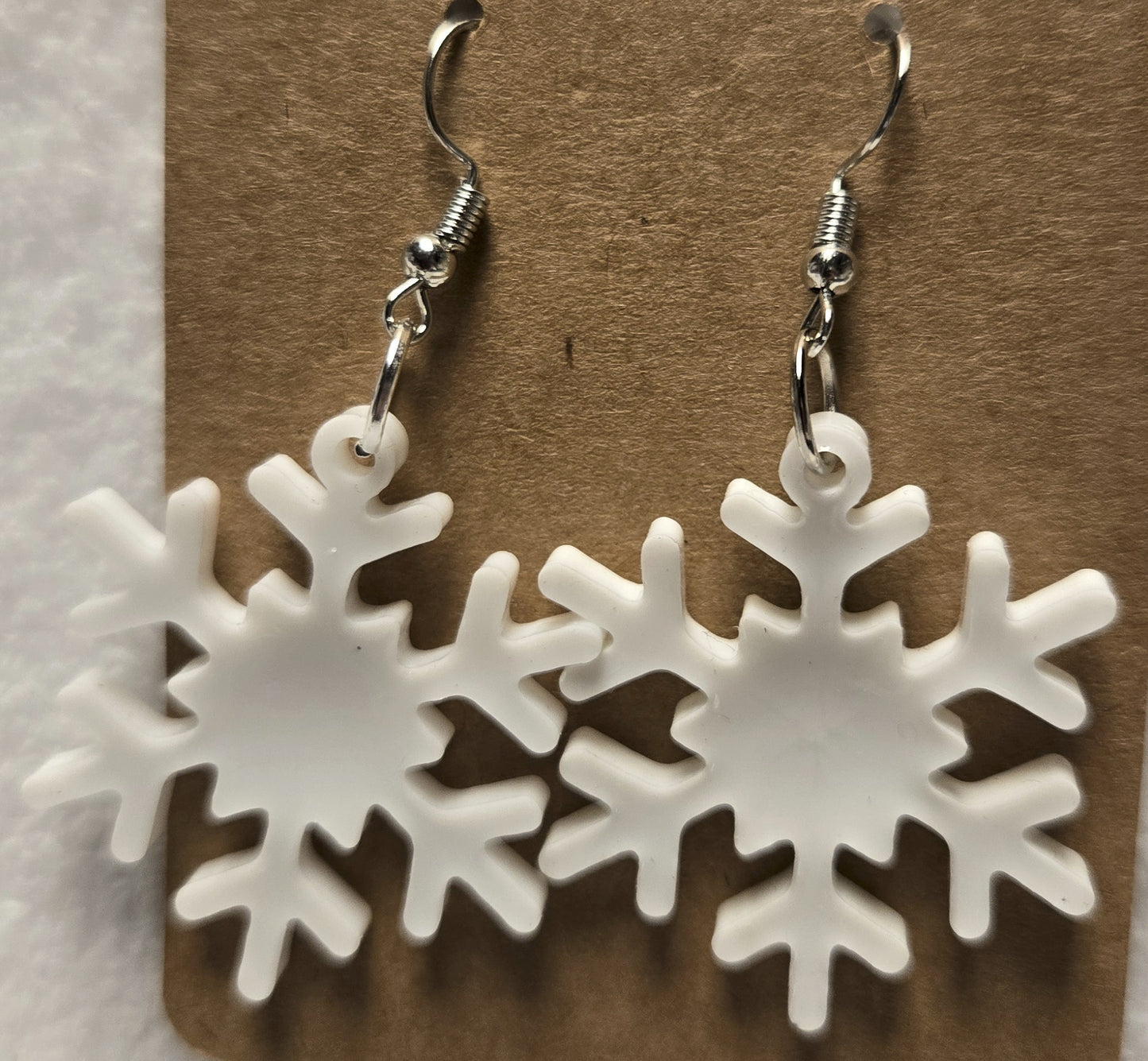 Snowflake earrings